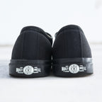 RRL Double RL Ralph Lauren Mayport Black Canvas Low Top Sneakers Rubber Toe Cap Men’s US 11