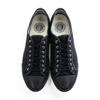 RRL Double RL Ralph Lauren Mayport Black Canvas Low Top Sneakers Rubber Toe Cap Men’s US 11