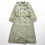 Aquascutum 70年代 英国製 ヴィンテージ トレンチコート XL ベージュ ベルト付 aqua5 イングランド製