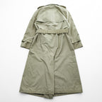 Aquascutum 70年代 英国製 ヴィンテージ トレンチコート XL ベージュ ベルト付 aqua5 イングランド製