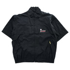 Zero Restriction Gore-Tex Convertible Golf Jacket Black Zip-Off Sleeve Vest Size L