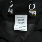Zero Restriction Gore-Tex Convertible Golf Jacket Black Zip-Off Sleeve Vest Size L