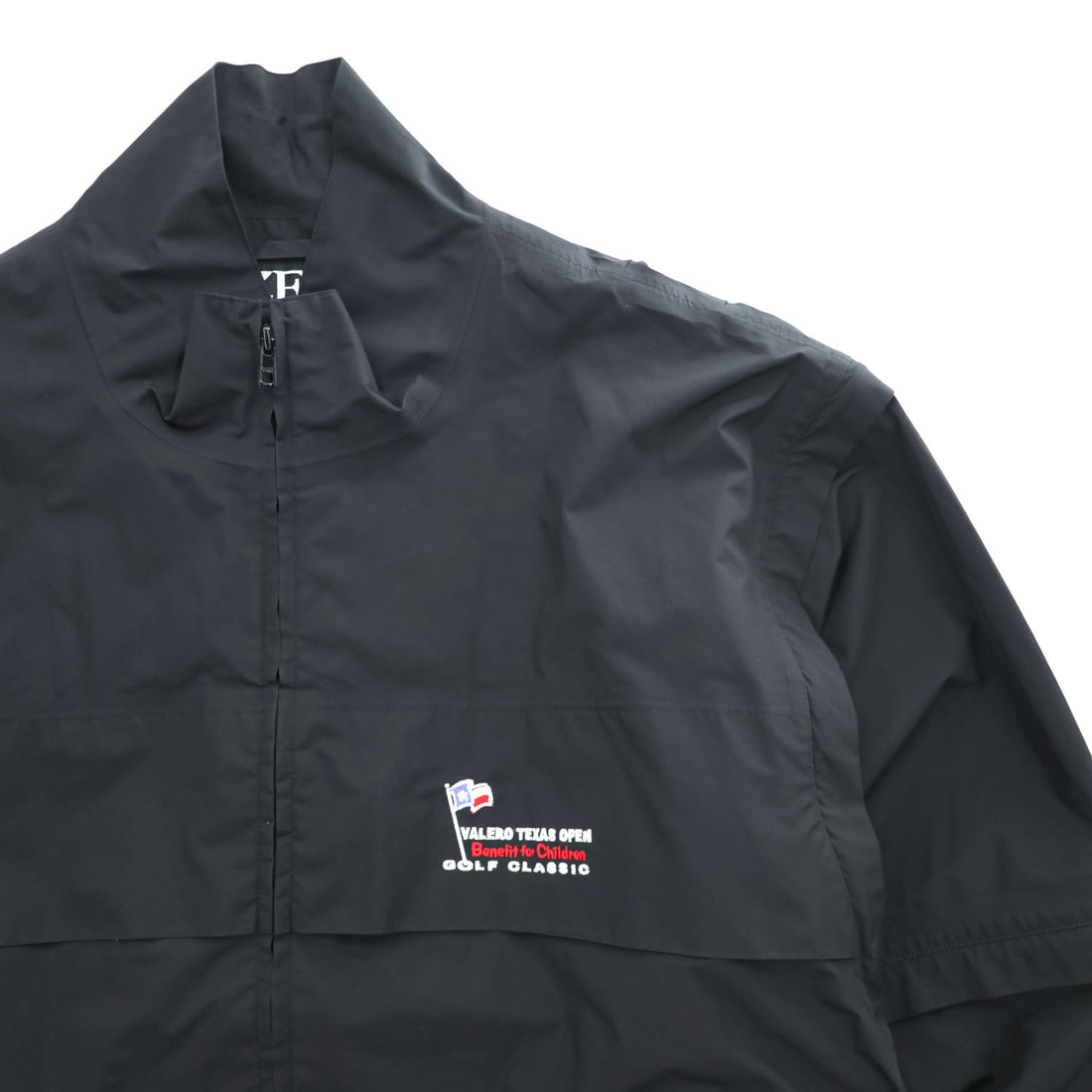 Zero Restriction Gore-Tex Convertible Golf Jacket Black Zip-Off Sleeve Vest Size L