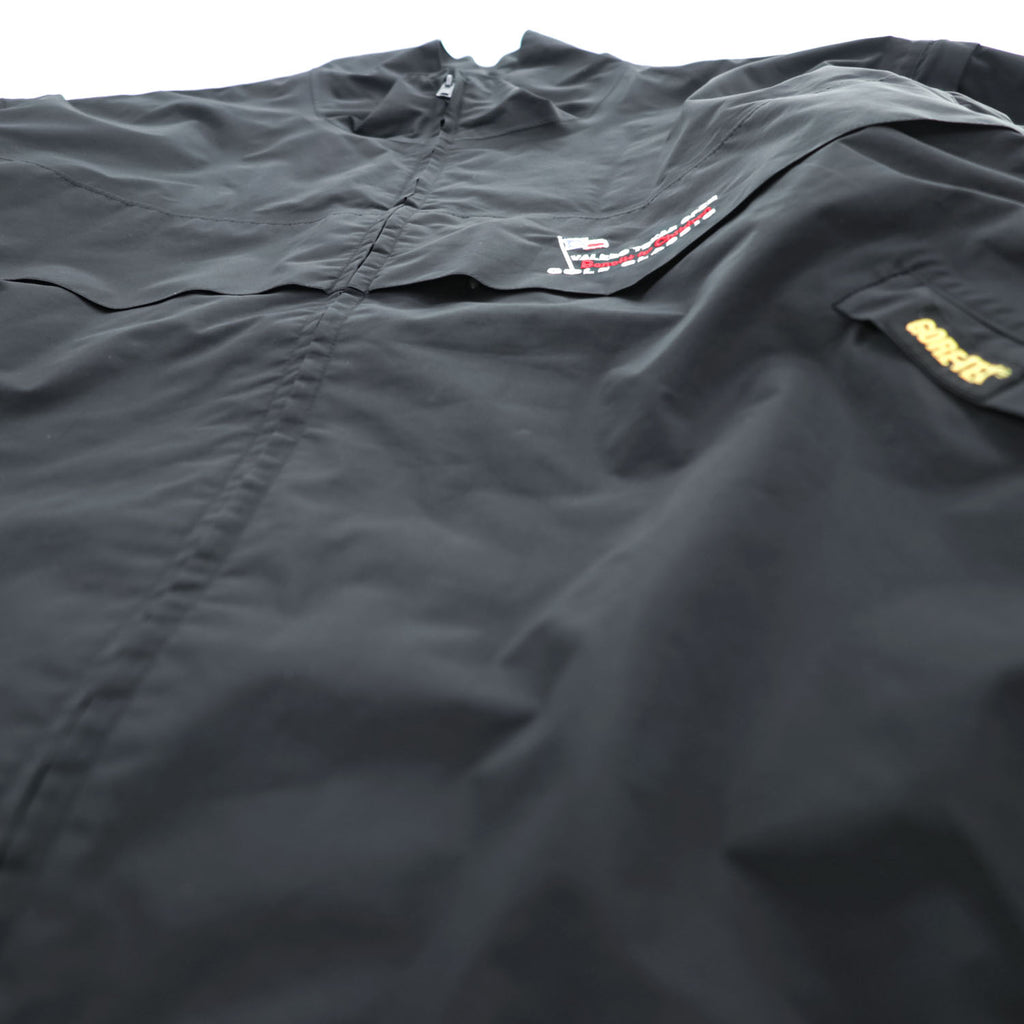 Zero Restriction Gore-Tex Convertible Golf Jacket Black Zip-Off Sleeve Vest Size L