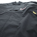 Zero Restriction Gore-Tex Convertible Golf Jacket Black Zip-Off Sleeve Vest Size L