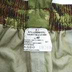 Italian Army E.I. Vegetato Camo Waterproof Overpants Suspenders PTFE Membrane Size 48