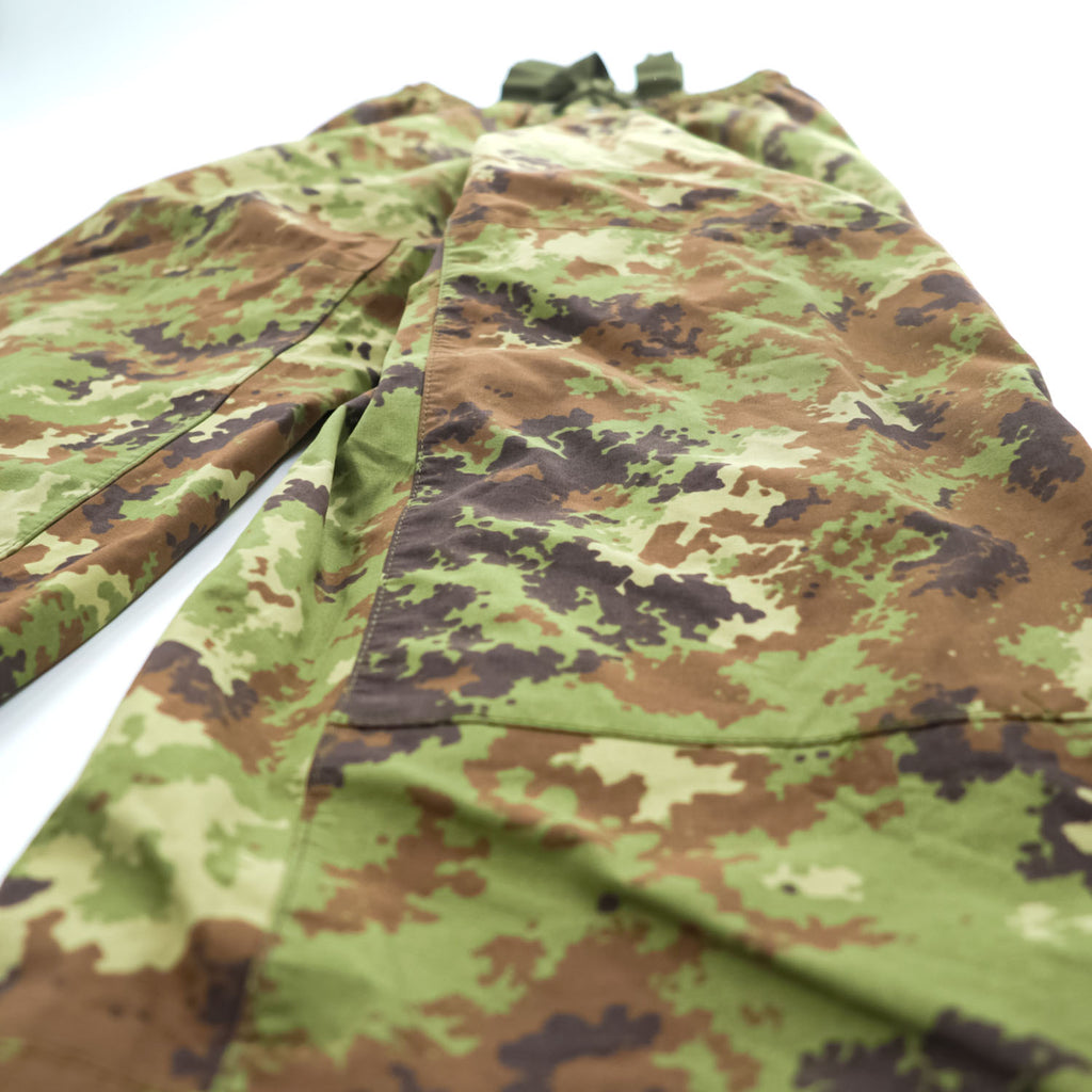 Italian Army E.I. Vegetato Camo Waterproof Overpants Suspenders PTFE Membrane Size 48