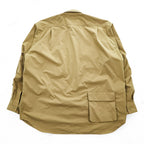 DAIWA PIER39 マルチポケット イージーシャツ 長袖シャツ M ベージュ Mulch Pocket Easy Shirt 撥水 オーバーサイズ BE-85020