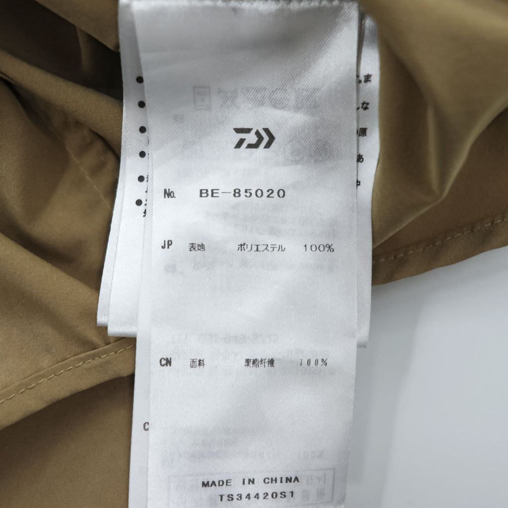 DAIWA PIER39 マルチポケット イージーシャツ 長袖シャツ M ベージュ Mulch Pocket Easy Shirt 撥水 オーバーサイズ BE-85020