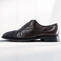 Johnston & Murphy Brown Leather Cap Toe Oxford Dress Shoes Men’s US 9.5 D/B Made in India