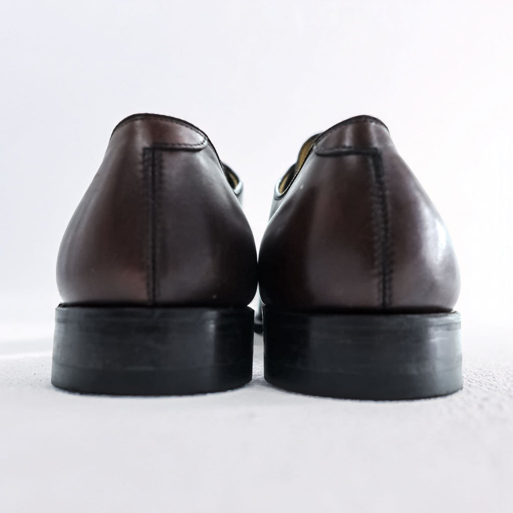 Johnston & Murphy Brown Leather Cap Toe Oxford Dress Shoes Men’s US 9.5 D/B Made in India