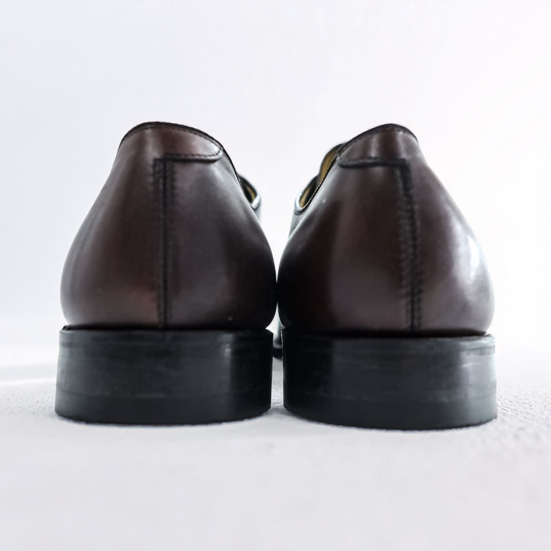 Johnston & Murphy Brown Leather Cap Toe Oxford Dress Shoes Men’s US 9.5 D/B Made in India