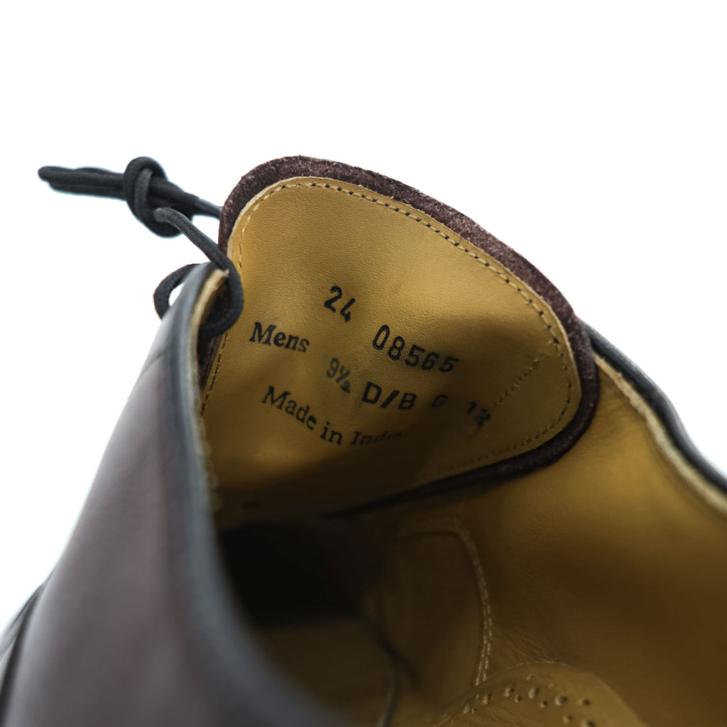 Johnston & Murphy Brown Leather Cap Toe Oxford Dress Shoes Men’s US 9.5 D/B Made in India