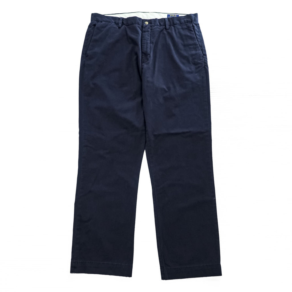 Polo Ralph Lauren The Polo Chino Stretch Classic Fit Navy Pants W36 L30 Made in Vietnam