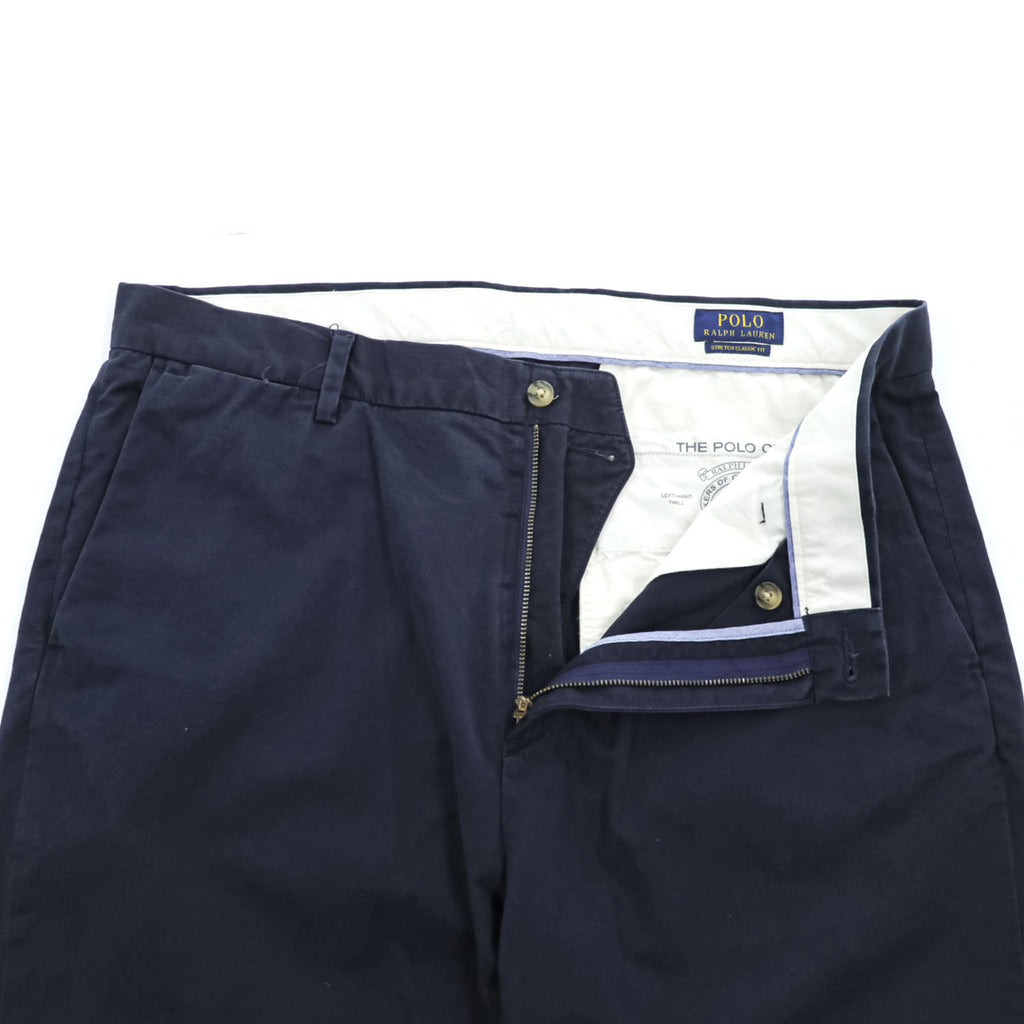 Polo Ralph Lauren The Polo Chino Stretch Classic Fit Navy Pants W36 L30 Made in Vietnam