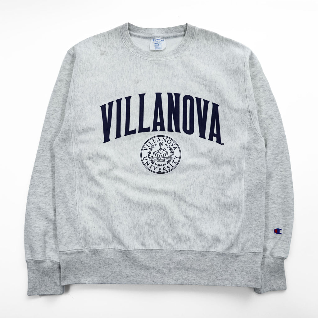 Champion Reverse Weave Gray Crewneck Sweatshirt Made in El Salvador