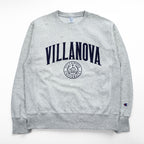 Champion Reverse Weave Gray Crewneck Sweatshirt Made in El Salvador