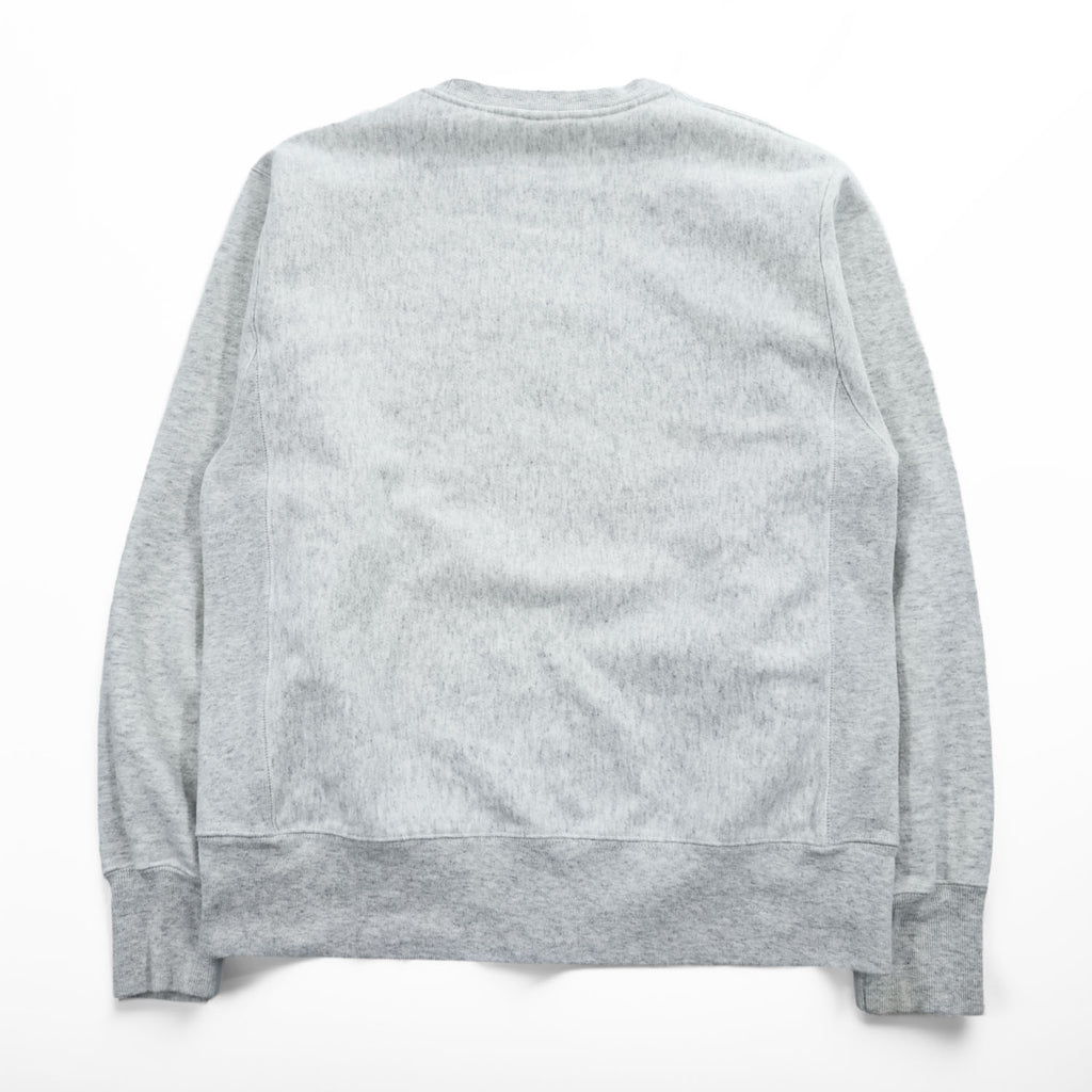 Champion Reverse Weave Gray Crewneck Sweatshirt Made in El Salvador