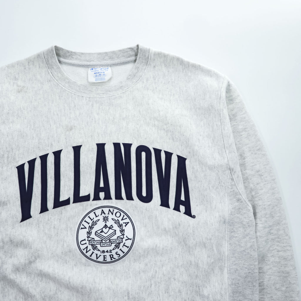 Champion Reverse Weave Gray Crewneck Sweatshirt Made in El Salvador
