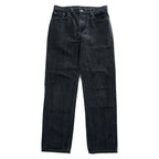Levi's 90年代 ヴィンテージ 504 ルーズストレート ブラックデニムパンツ ジーンズ L ボタン裏341 ジッパーフライ 504 0260 オーストリア製