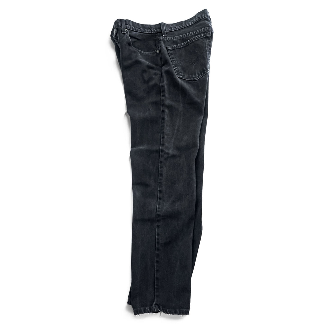 Levi's 90年代 ヴィンテージ 504 ルーズストレート ブラックデニムパンツ ジーンズ L ボタン裏341 ジッパーフライ 504 0260 オーストリア製