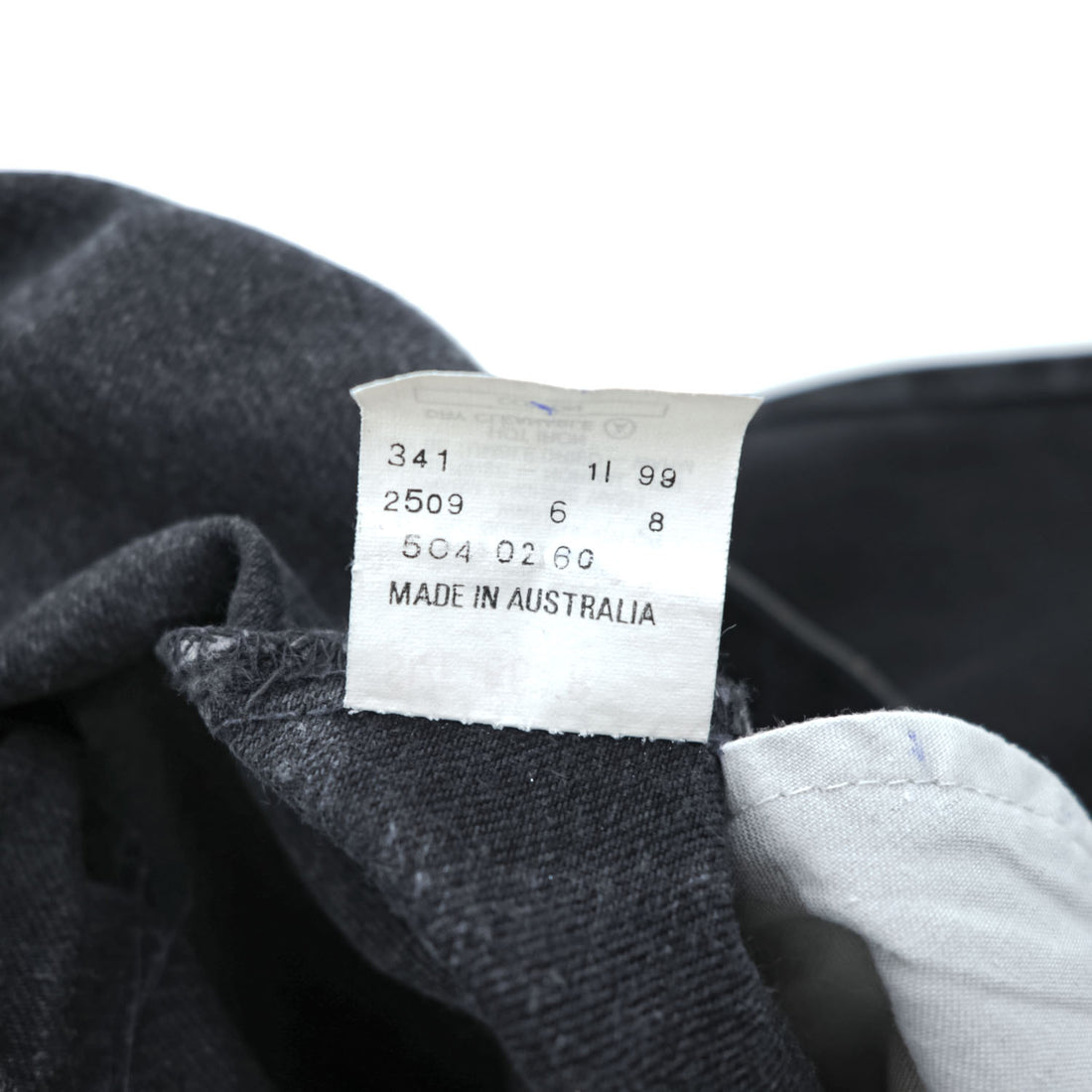 Levi's 90年代 ヴィンテージ 504 ルーズストレート ブラックデニムパンツ ジーンズ L ボタン裏341 ジッパーフライ 504 0260 オーストリア製