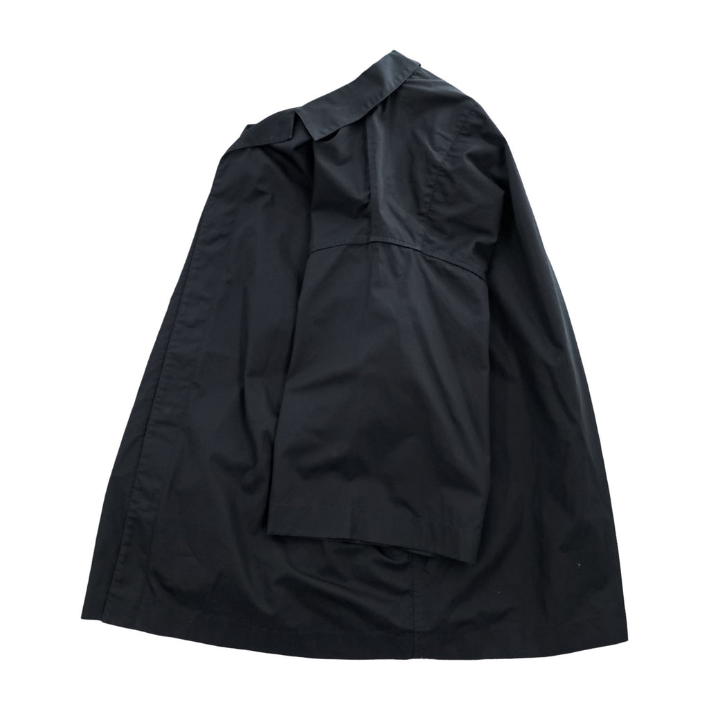 OAMC Black Cotton Short Sleeve Shirt Hidden Placket Boxy Fit Size S Made in Italy OAMO600468