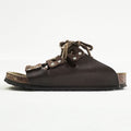 BIRKENSTOCK German-made sandals, US size 9, brown, LUCCA