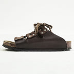 BIRKENSTOCK German-made sandals, US size 9, brown, LUCCA