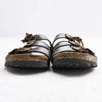 BIRKENSTOCK German-made sandals, US size 9, brown, LUCCA