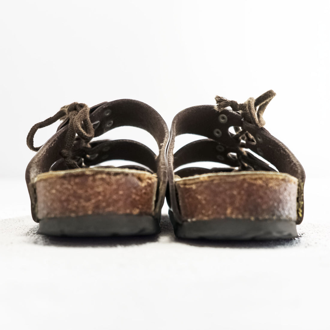 BIRKENSTOCK German-made sandals, US size 9, brown, LUCCA