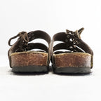 BIRKENSTOCK German-made sandals, US size 9, brown, LUCCA