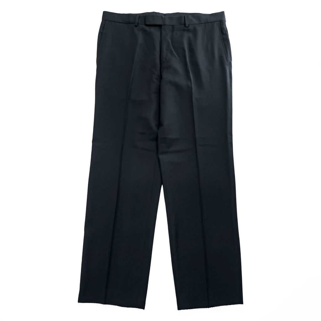 HUGO BOSS センタープレス スラックス ドレスパンツ XL ブラック クロアチア製