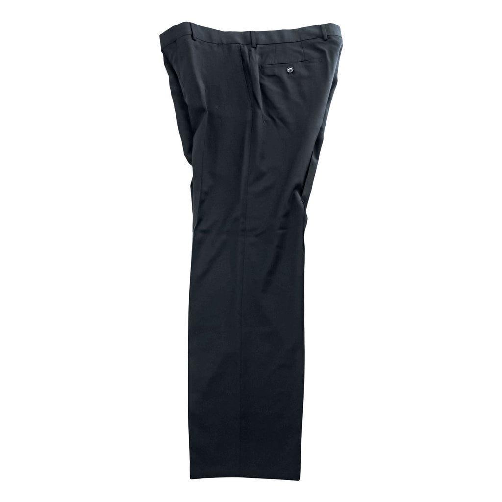 HUGO BOSS センタープレス スラックス ドレスパンツ XL ブラック クロアチア製