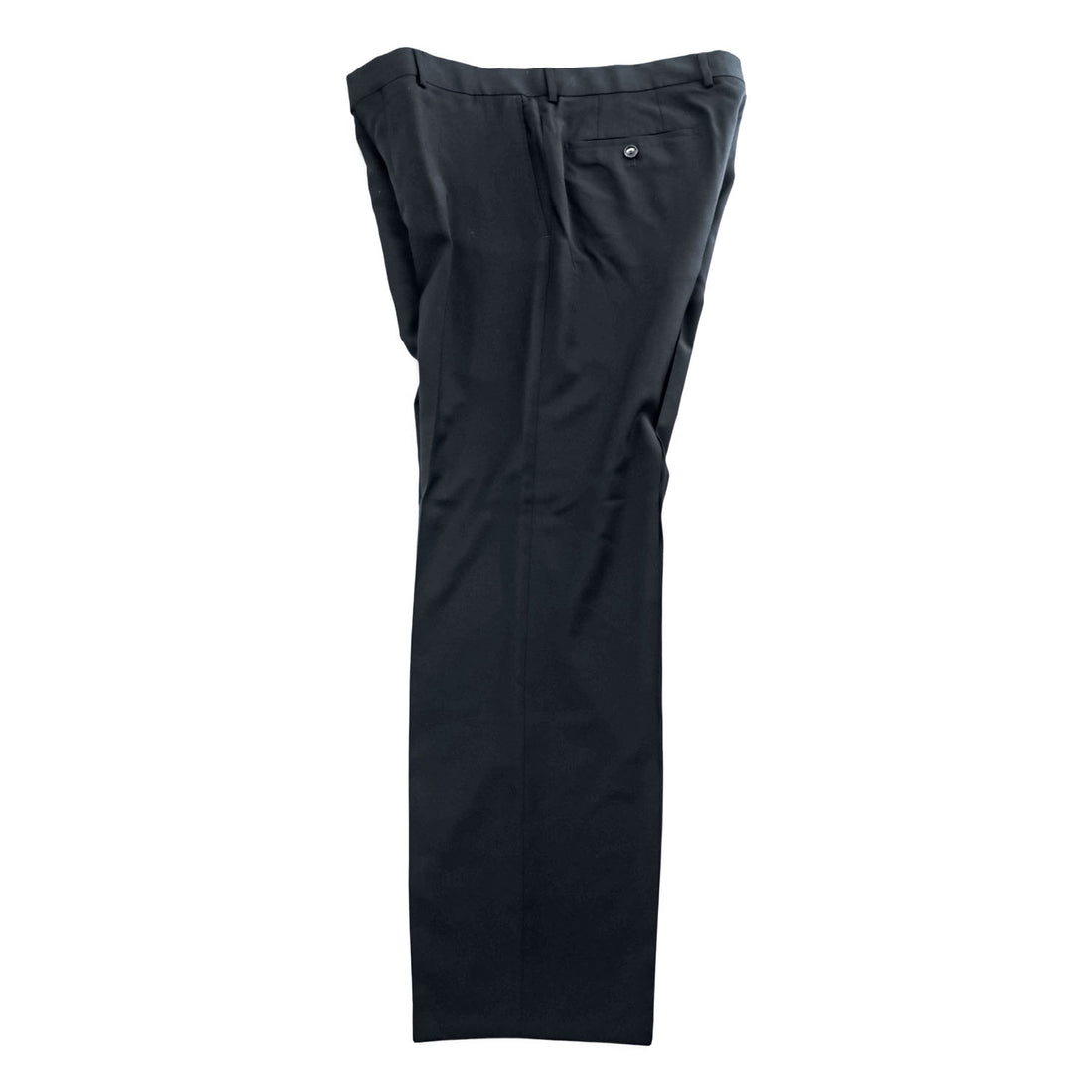 HUGO BOSS センタープレス スラックス ドレスパンツ XL ブラック クロアチア製