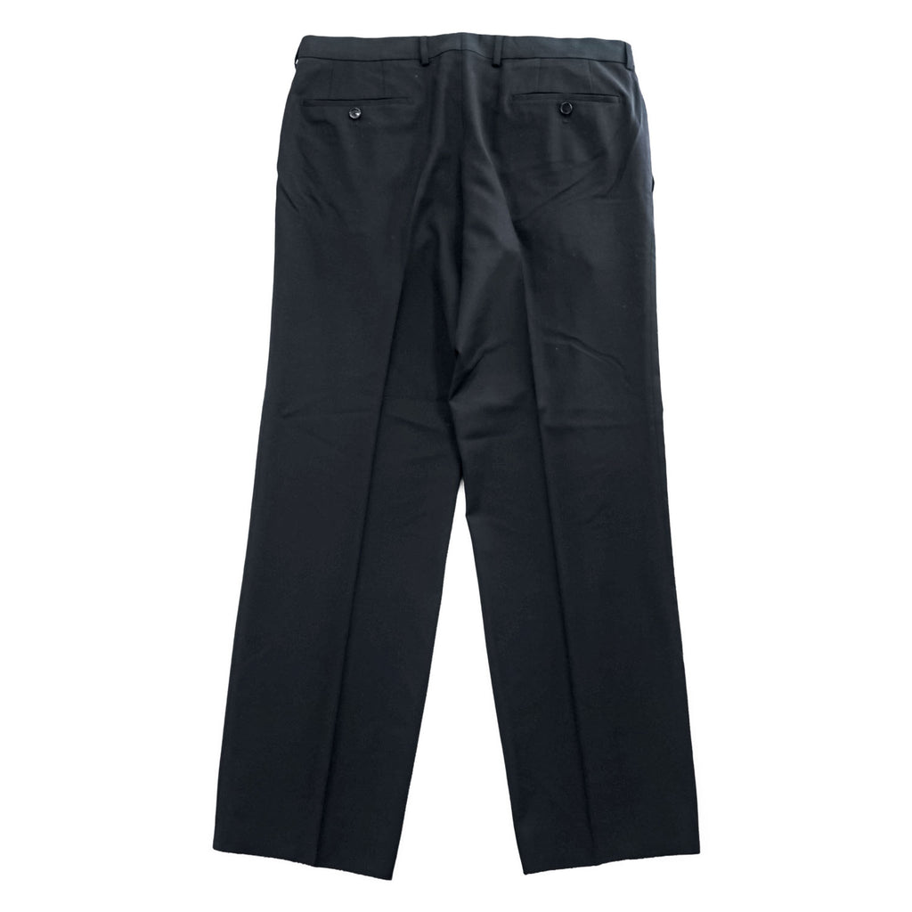 HUGO BOSS センタープレス スラックス ドレスパンツ XL ブラック クロアチア製