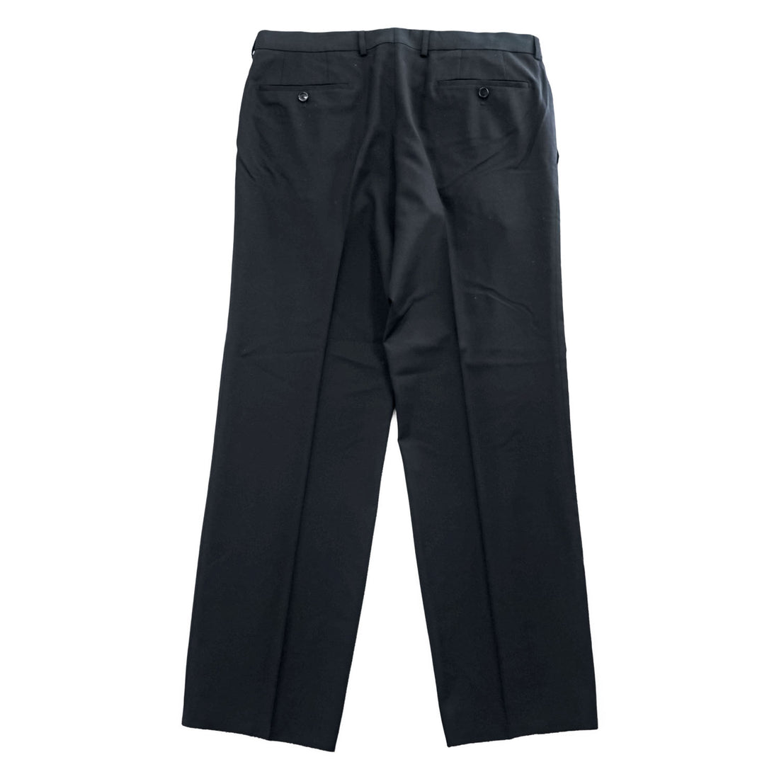 HUGO BOSS センタープレス スラックス ドレスパンツ XL ブラック クロアチア製