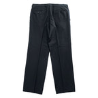HUGO BOSS センタープレス スラックス ドレスパンツ XL ブラック クロアチア製