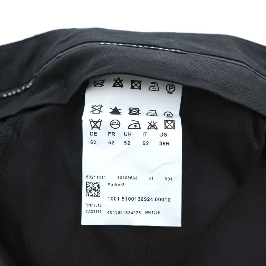 HUGO BOSS センタープレス スラックス ドレスパンツ XL ブラック クロアチア製