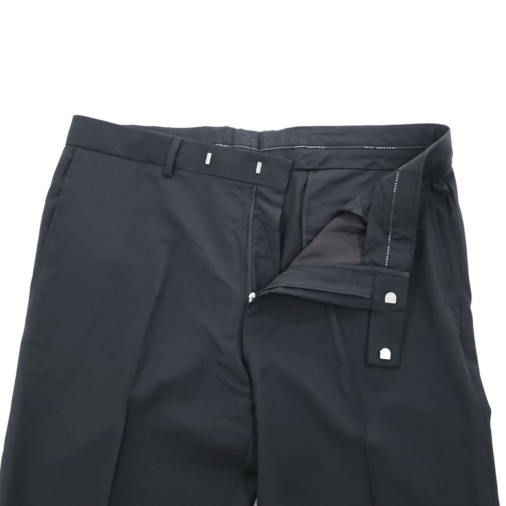 HUGO BOSS センタープレス スラックス ドレスパンツ XL ブラック クロアチア製