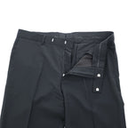 HUGO BOSS センタープレス スラックス ドレスパンツ XL ブラック クロアチア製