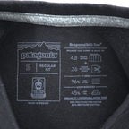 Patagonia P-6ロゴ ポケット Tシャツ S ブラック バックプリント レスポンシビリティー 38512