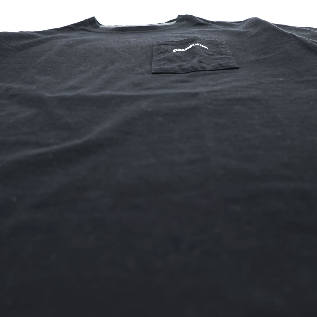 Patagonia P-6ロゴ ポケット Tシャツ S ブラック バックプリント レスポンシビリティー 38512