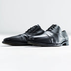 Alison Brothers Black Leather Cap Toe Oxford Dress Shoes Goodyear Welted Size 9
