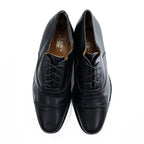 Alison Brothers Black Leather Cap Toe Oxford Dress Shoes Goodyear Welted Size 9