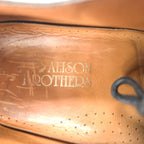 Alison Brothers Black Leather Cap Toe Oxford Dress Shoes Goodyear Welted Size 9