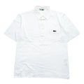 CHEMISE LACOSTE 90年代 ヴィンテージ ポロシャツ M ホワイト ワニロゴ コットン