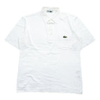 CHEMISE LACOSTE 90年代 ヴィンテージ ポロシャツ M ホワイト ワニロゴ コットン