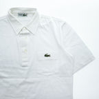 CHEMISE LACOSTE 90年代 ヴィンテージ ポロシャツ M ホワイト ワニロゴ コットン