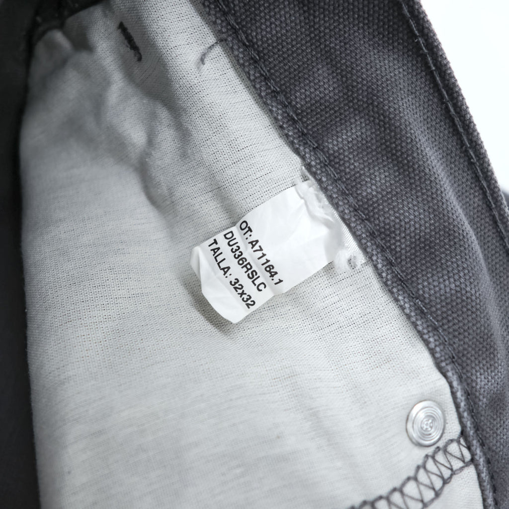 Dickies ダック ワークパンツ ペインターパンツ L グレー フェード キャンバス DU336RSLC